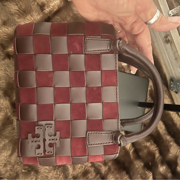 Tory Burch McGraw Woven Micro Satchel - Picture 7 of 10